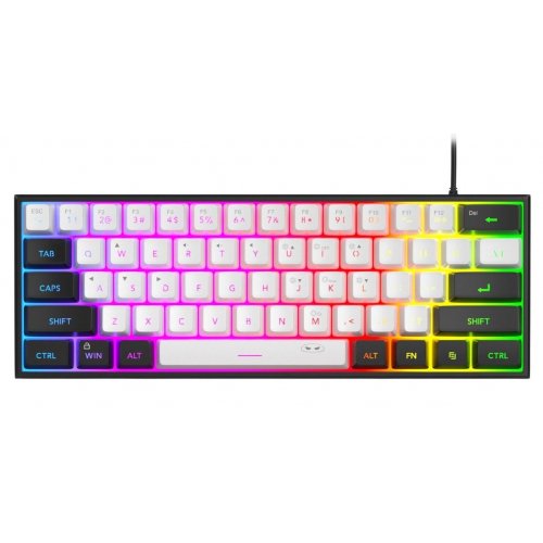 Клавиатура MageGee TS91 RGB (6971969727502) Black/White купить в Украине: Киев, Днепр, Харьков, Одесса  | Низкая цена, отзывы, характеристики от TELEMART фото
