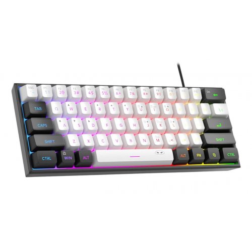 Клавиатура MageGee TS91 RGB (6971969727502) Black/White купить в Украине: Киев, Днепр, Харьков, Одесса  | Низкая цена, отзывы, характеристики от TELEMART фото