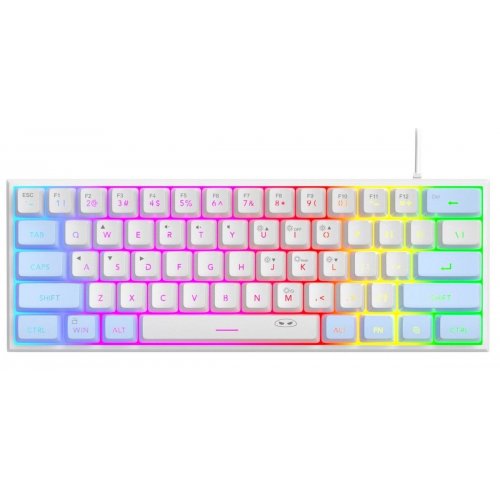 Клавиатура MageGee TS91 RGB (6971969727519) Blue/White купить в Украине: Киев, Днепр, Харьков, Одесса  | Низкая цена, отзывы, характеристики от TELEMART фото