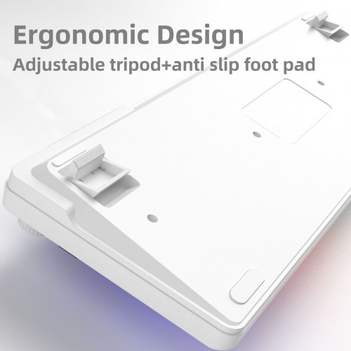 Клавиатура MageGee GK960 RGB Wireless (6971969728943) Blue/Black купить в Украине: Киев, Днепр, Харьков, Одесса  | Низкая цена, отзывы, характеристики от TELEMART фото