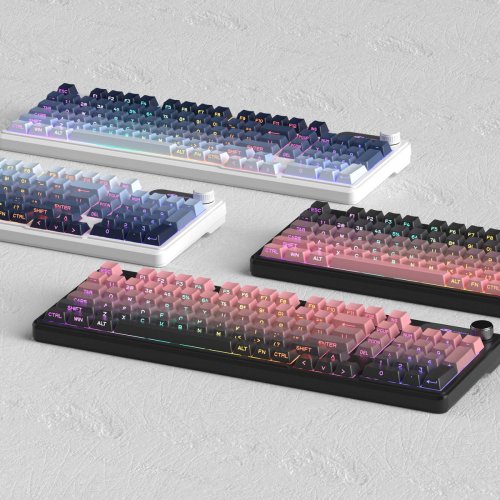 Клавиатура MageGee GK960 RGB Wireless (6971969728943) Blue/Black купить в Украине: Киев, Днепр, Харьков, Одесса  | Низкая цена, отзывы, характеристики от TELEMART фото