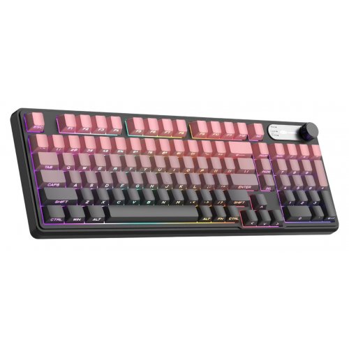 Клавиатура MageGee GK960 RGB Wireless (6971969728929) Pink/Black купить в Украине: Киев, Днепр, Харьков, Одесса  | Низкая цена, отзывы, характеристики от TELEMART фото