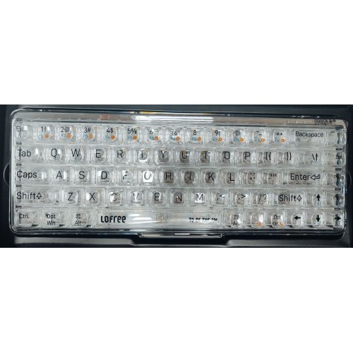 Уцінка клавіатура Lofree OE907 1% Transparent Mechanical MX Linear Switches Wireless (LO-6922694801227) Transparent (Вітринний зразок, 848521) купити в Україні: Київ, Львів, Хмельницький, Тернопіль, Івано-Франківськ | Низька ціна, відгуки, характеристики від TELEMART фото
