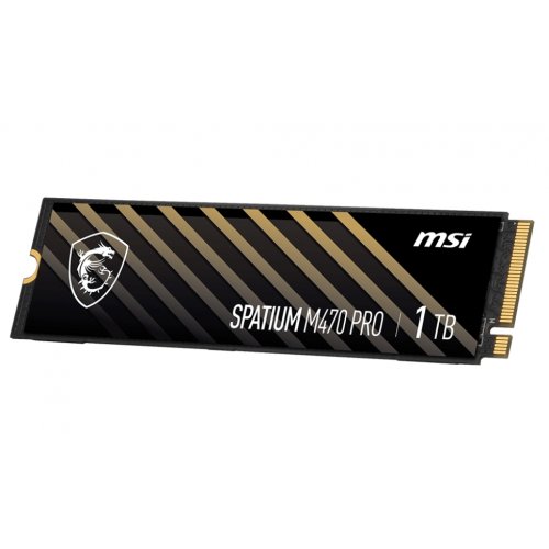 SSD-диск MSI SPATIUM M470 Pro 3D NAND TLC 1TB M.2 (2280 PCI-E) (S78-440L0J0-P83) купить в Украине: Киев, Днепр, Харьков, Одесса  | Проверка совместимости, низкая цена, отзывы, характеристики от TELEMART фото