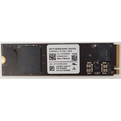 Ssd-диск Western Digital Black SN850X 1TB M.2 (2280 PCI-E) NVMe x4 (WDS100T2X0E) (Відновлено продавцем, 848542) купити в Україні: Київ, Львів, Хмельницький, Тернопіль, Івано-Франківськ | Перевірка сумісності, низька ціна, відгуки, характеристики від TELEMART фото