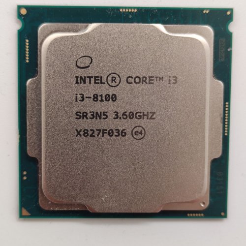 Процессор Intel Core i3-8100 3.6GHz 6MB s1151 Tray (CM8068403377308) (Восстановлено продавцом, 848548) купить в Украине: Киев, Днепр, Харьков, Одесса  | Проверка совместимости, низкая цена, отзывы, характеристики от TELEMART фото
