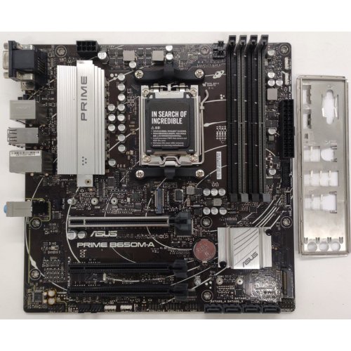 Материнская плата Asus PRIME B650M-A (sAM5, AMD B650) (Восстановлено продавцом, 848552) купить в Украине: Киев, Днепр, Харьков, Одесса  | Проверка совместимости, низкая цена, отзывы, характеристики от TELEMART фото