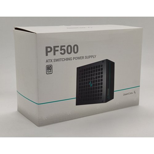 Блок живлення Deepcool PF500 500W (R-PF500D-HA0B-EU) (Відновлено продавцем, 848559) купити в Україні: Київ, Львів, Хмельницький, Тернопіль, Івано-Франківськ | Перевірка сумісності, низька ціна, відгуки, характеристики від TELEMART фото