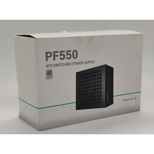 Блок живлення Deepcool PF550 550W (R-PF550D-HA0B-EU) (Відновлено продавцем, 848560) купити в Україні: Київ, Львів, Хмельницький, Тернопіль, Івано-Франківськ | Перевірка сумісності, низька ціна, відгуки, характеристики від TELEMART фото