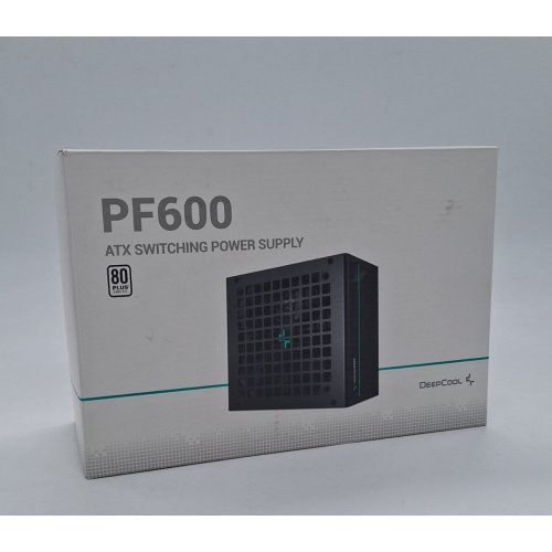 Блок живлення Deepcool PF600 600W (R-PF600D-HA0B-EU) (Відновлено продавцем, 848579) купити в Україні: Київ, Львів, Хмельницький, Тернопіль, Івано-Франківськ | Перевірка сумісності, низька ціна, відгуки, характеристики від TELEMART фото