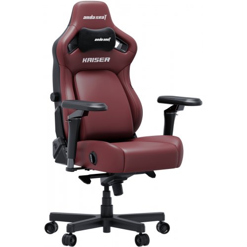 Ігрове крісло Anda Seat Kaiser 4 V2 XL (AD12YDDC-XLL-20-A-PV/C-03) Maroon купити в Україні: Київ, Львів, Хмельницький, Тернопіль, Івано-Франківськ | Низька ціна, відгуки, характеристики від TELEMART фото