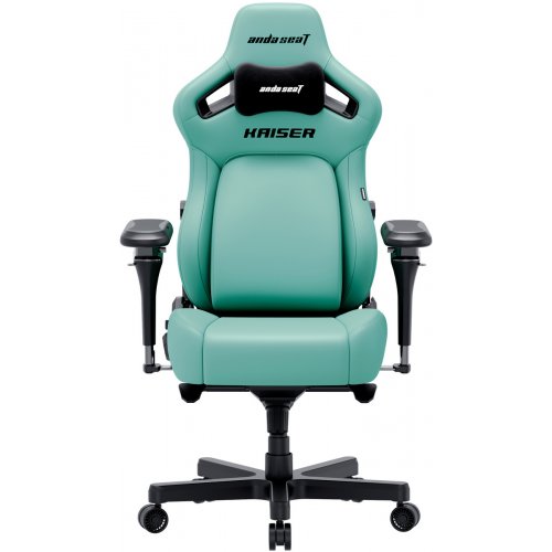 Ігрове крісло Anda Seat Kaiser 4 V2 XL (AD12YDDC-XLL-20-E-PV/C-03) Green купити в Україні: Київ, Львів, Хмельницький, Тернопіль, Івано-Франківськ | Низька ціна, відгуки, характеристики від TELEMART фото