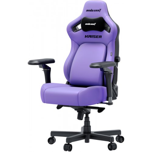 Ігрове крісло Anda Seat Kaiser 4 V2 XL (AD12YDDC-XLL-20-V-PV/C-03) Purple купити в Україні: Київ, Львів, Хмельницький, Тернопіль, Івано-Франківськ | Низька ціна, відгуки, характеристики від TELEMART фото