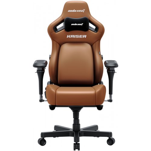 Ігрове крісло Anda Seat Kaiser 4 V2 XL (AD12YDDC-XLL-20-K-PV/C-03) Brown купити в Україні: Київ, Львів, Хмельницький, Тернопіль, Івано-Франківськ | Низька ціна, відгуки, характеристики від TELEMART фото