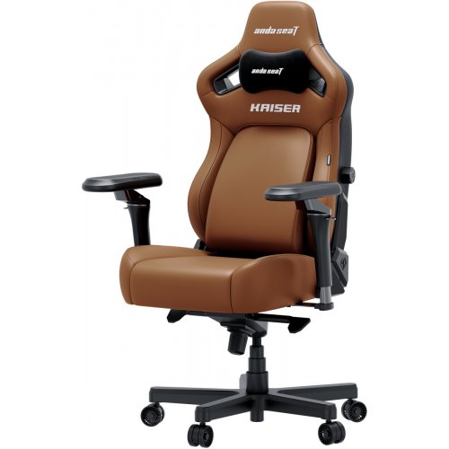 Ігрове крісло Anda Seat Kaiser 4 V2 XL (AD12YDDC-XLL-20-K-PV/C-03) Brown купити в Україні: Київ, Львів, Хмельницький, Тернопіль, Івано-Франківськ | Низька ціна, відгуки, характеристики від TELEMART фото
