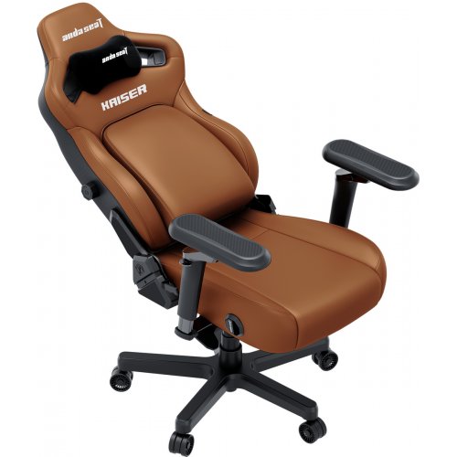 Ігрове крісло Anda Seat Kaiser 4 V2 XL (AD12YDDC-XLL-20-K-PV/C-03) Brown купити в Україні: Київ, Львів, Хмельницький, Тернопіль, Івано-Франківськ | Низька ціна, відгуки, характеристики від TELEMART фото