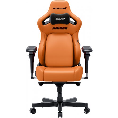Ігрове крісло Anda Seat Kaiser 4 V2 XL (AD12YDDC-XLL-20-O-PV/C-03) Orange купити в Україні: Київ, Львів, Хмельницький, Тернопіль, Івано-Франківськ | Низька ціна, відгуки, характеристики від TELEMART фото