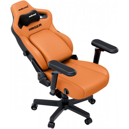 Ігрове крісло Anda Seat Kaiser 4 V2 XL (AD12YDDC-XLL-20-O-PV/C-03) Orange купити в Україні: Київ, Львів, Хмельницький, Тернопіль, Івано-Франківськ | Низька ціна, відгуки, характеристики від TELEMART фото