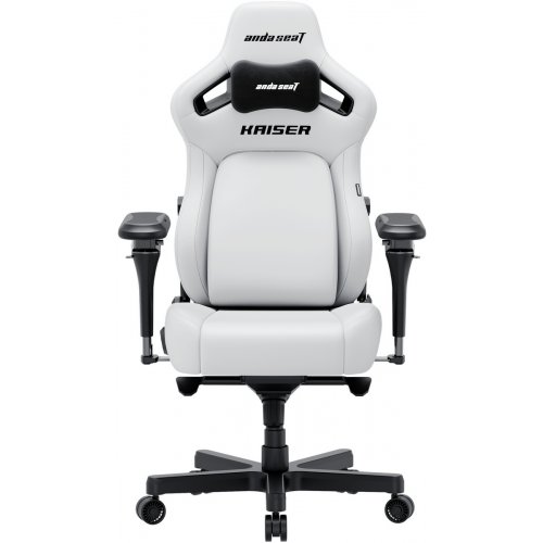 Ігрове крісло Anda Seat Kaiser 4 V2 XL (AD12YDDC-XLL-20-W-PV/C-03) White купити в Україні: Київ, Львів, Хмельницький, Тернопіль, Івано-Франківськ | Низька ціна, відгуки, характеристики від TELEMART фото