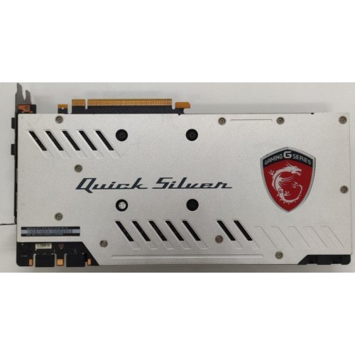 Видеокарта MSI GeForce GTX 1070 Quick Silver OC 8192MB (GTX 1070 QUICK SILVER 8G OC) (Восстановлено продавцом, 848646) купить в Украине: Киев, Днепр, Харьков, Одесса  | Проверка совместимости, низкая цена, отзывы, характеристики от TELEMART фото