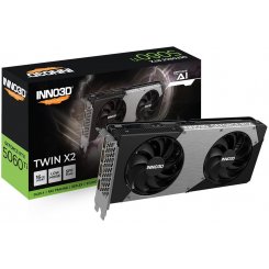 Уцінка відеокарта Inno3D GeForce RTX 5060 Ti TWIN X2 16384MB (N506T2-16D7-191073N) (Розкрита упаковка, 848663)