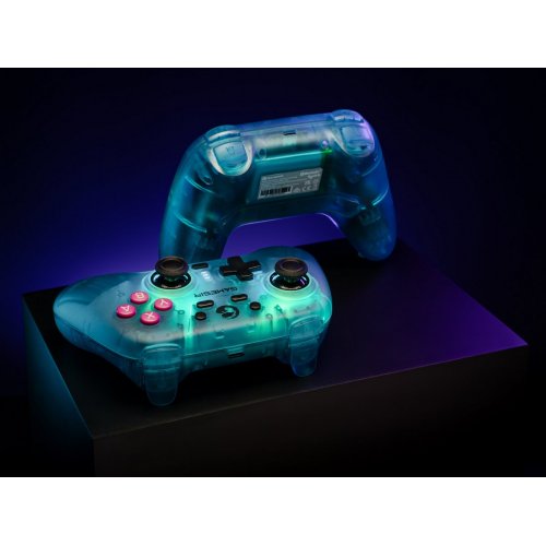 Ігровий маніпулятор Gamesir T4n Neon Teal купити в Україні: Київ, Львів, Хмельницький, Тернопіль, Івано-Франківськ | Низька ціна, відгуки, характеристики від TELEMART фото