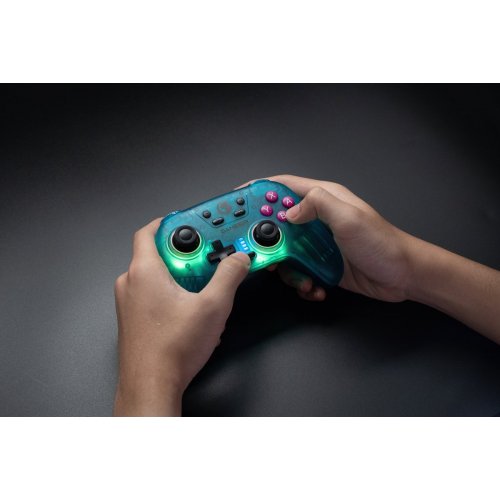 Ігровий маніпулятор Gamesir T4n Neon Teal купити в Україні: Київ, Львів, Хмельницький, Тернопіль, Івано-Франківськ | Низька ціна, відгуки, характеристики від TELEMART фото