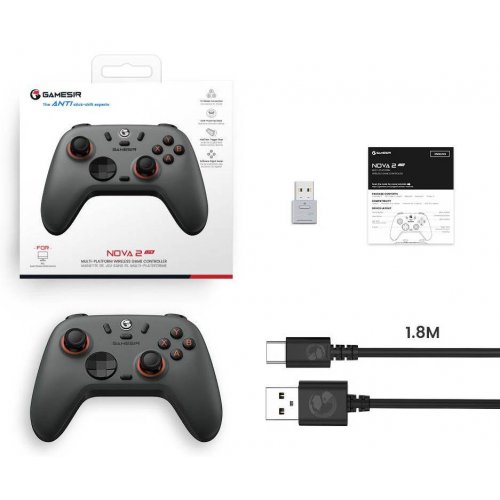 Геймпад Gamesir Nova 2 Lite Midnight Gray купить в Украине: Киев, Днепр, Харьков, Одесса  | Низкая цена, отзывы, характеристики от TELEMART фото