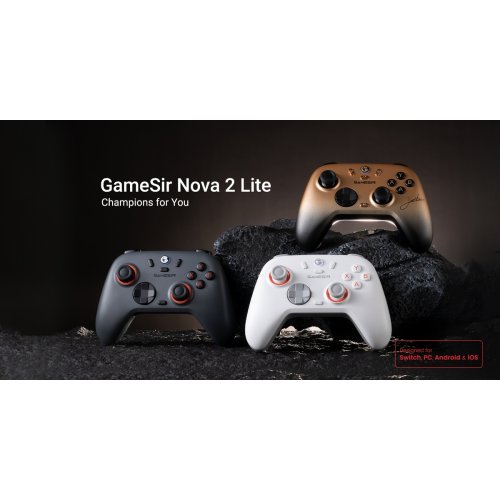 Геймпад Gamesir Nova 2 Lite Midnight Gray купить в Украине: Киев, Днепр, Харьков, Одесса  | Низкая цена, отзывы, характеристики от TELEMART фото
