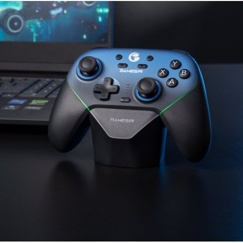 Ігровий маніпулятор Gamesir Super Nova Nightfall Blue купити в Україні: Київ, Львів, Хмельницький, Тернопіль, Івано-Франківськ | Низька ціна, відгуки, характеристики від TELEMART фото