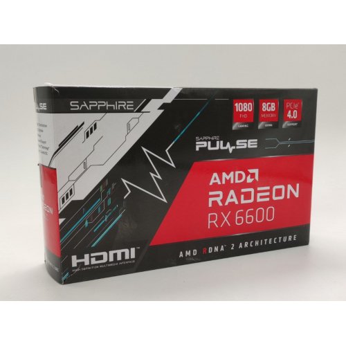 Відеокарта Sapphire Radeon RX 6600 PULSE 8192MB (11310-01-20G) (Відновлено продавцем, 848947) купити в Україні: Київ, Львів, Хмельницький, Тернопіль, Івано-Франківськ | Перевірка сумісності, низька ціна, відгуки, характеристики від TELEMART фото
