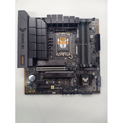 Уцінка материнська плата Asus TUF GAMING B760M-PLUS WIFI II (s1700, Intel B760) (Відремонтовано виробником, 848955) купити в Україні: Київ, Львів, Хмельницький, Тернопіль, Івано-Франківськ | Перевірка сумісності, низька ціна, відгуки, характеристики від TELEMART фото