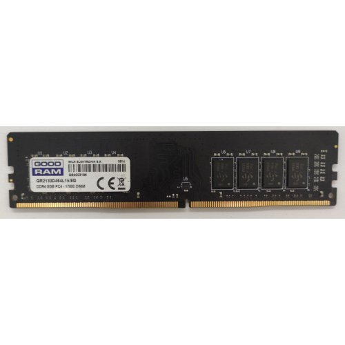 Озп GoodRAM DDR4 8GB 2133MHz (GR2133D464L15/8G) (Відновлено продавцем, 848976) купити в Україні: Київ, Львів, Хмельницький, Тернопіль, Івано-Франківськ | Перевірка сумісності, низька ціна, відгуки, характеристики від TELEMART фото