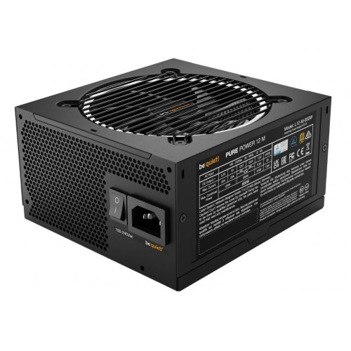 Уцінка блок живлення Be Quiet! Pure Power 12 M 850W (BN344) (Розкрита упаковка, 848997) купити в Україні: Київ, Львів, Хмельницький, Тернопіль, Івано-Франківськ | Перевірка сумісності, низька ціна, відгуки, характеристики від TELEMART фото