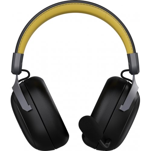 Наушники Ajazz AHM08 MAX (AHM08-MAX-BGY) Black/Yellow купить в Украине: Киев, Днепр, Харьков, Одесса  | Низкая цена, отзывы, характеристики от TELEMART фото