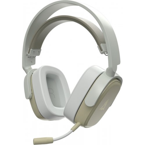 Наушники Ajazz AHM09 MAX (AHM09-MAX-GW) Grey купить в Украине: Киев, Днепр, Харьков, Одесса  | Низкая цена, отзывы, характеристики от TELEMART фото