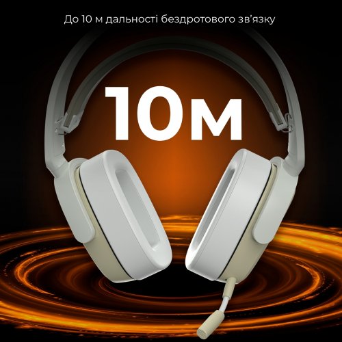 Наушники Ajazz AHM09 MAX (AHM09-MAX-GW) Grey купить в Украине: Киев, Днепр, Харьков, Одесса  | Низкая цена, отзывы, характеристики от TELEMART фото