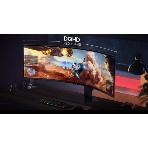 Монитор Samsung 49" Odyssey G9 G91F (LS49FG916EIXUA) Black купить в Украине: Киев, Днепр, Харьков, Одесса  | Низкая цена, отзывы, характеристики от TELEMART фото