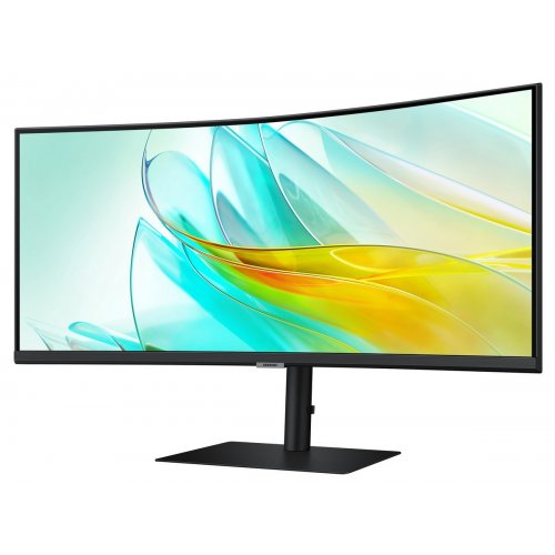 Монитор Samsung 34" ViewFinity S6 S65UC (LS34C650UAIXUA) Black купить в Украине: Киев, Днепр, Харьков, Одесса  | Низкая цена, отзывы, характеристики от TELEMART фото
