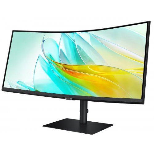 Монитор Samsung 34" ViewFinity S6 S65UC (LS34C650UAIXUA) Black купить в Украине: Киев, Днепр, Харьков, Одесса  | Низкая цена, отзывы, характеристики от TELEMART фото