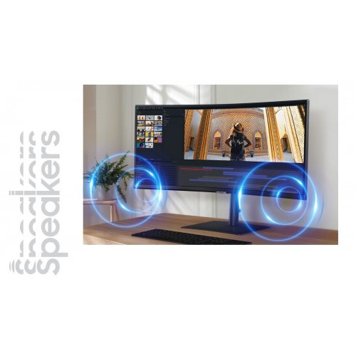 Монитор Samsung 34" ViewFinity S6 S65UC (LS34C650UAIXUA) Black купить в Украине: Киев, Днепр, Харьков, Одесса  | Низкая цена, отзывы, характеристики от TELEMART фото