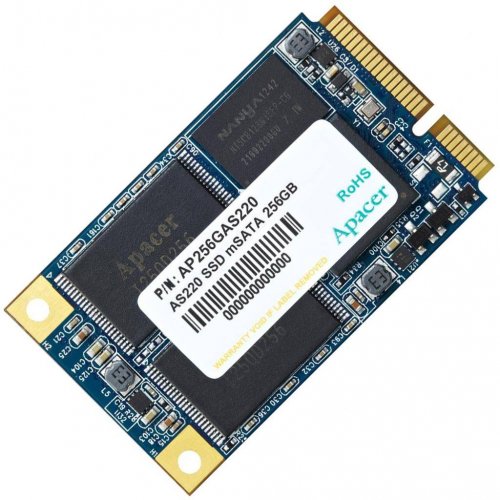 Продать SSD-диск Apacer AS220 MLC 256GB mSATA (AP256GAS220B-1) по Trade-In интернет-магазине Телемарт - Киев, Днепр, Украина фото