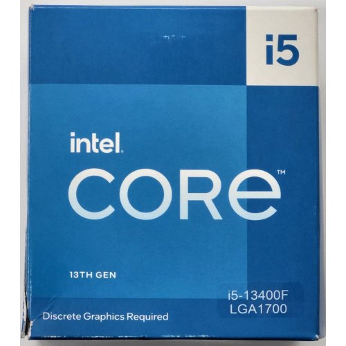 Процесор Intel Core i5-13400F 2.5(4.6)GHz 20MB s1700 Box (BX8071513400F) (Відновлено продавцем, 849120) купити в Україні: Київ, Львів, Хмельницький, Тернопіль, Івано-Франківськ | Перевірка сумісності, низька ціна, відгуки, характеристики від TELEMART фото