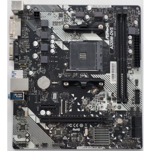 Материнська плата AsRock A320M-DVS R4.0 (sAM4, AMD A320) (Відновлено продавцем, 849130) купити в Україні: Київ, Львів, Хмельницький, Тернопіль, Івано-Франківськ | Перевірка сумісності, низька ціна, відгуки, характеристики від TELEMART фото