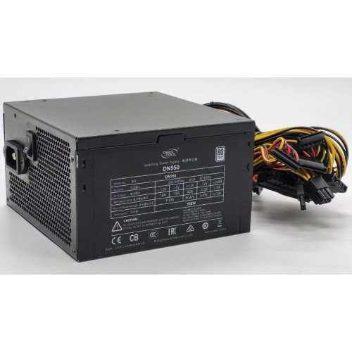 Блок питания Deepcool Nova 550W (DN550) (Восстановлено продавцом, 849140) купить в Украине: Киев, Днепр, Харьков, Одесса  | Проверка совместимости, низкая цена, отзывы, характеристики от TELEMART фото