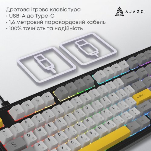 Клавіатура Ajazz AK980 MAX RGB Magnetic Switch (AK980-MAX-M-BGY) Black купити в Україні: Київ, Львів, Хмельницький, Тернопіль, Івано-Франківськ | Низька ціна, відгуки, характеристики від TELEMART фото
