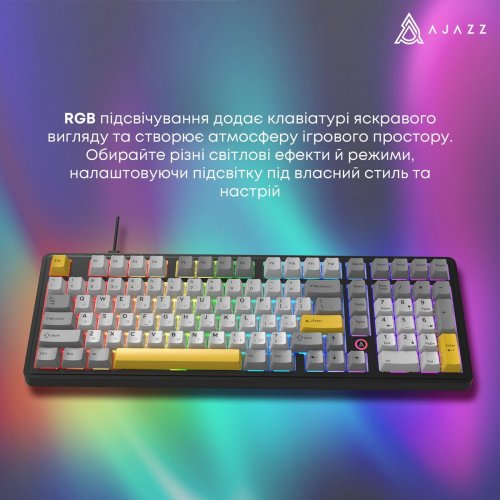 Клавіатура Ajazz AK980 MAX RGB Magnetic Switch (AK980-MAX-M-BGY) Black купити в Україні: Київ, Львів, Хмельницький, Тернопіль, Івано-Франківськ | Низька ціна, відгуки, характеристики від TELEMART фото