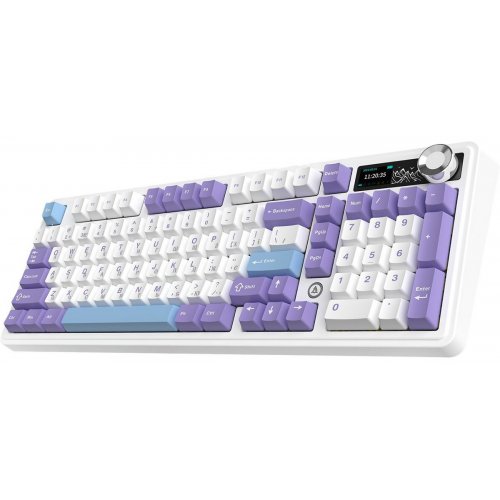 Клавіатура Ajazz AK980 V2 RGB Gift Switch V2 Wireless (AK980-V2-G-PWB) White купити в Україні: Київ, Львів, Хмельницький, Тернопіль, Івано-Франківськ | Низька ціна, відгуки, характеристики від TELEMART фото