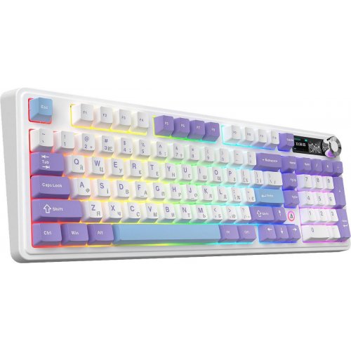 Клавіатура Ajazz AK980 V2 RGB Gift Switch V2 Wireless (AK980-V2-G-PWB) White купити в Україні: Київ, Львів, Хмельницький, Тернопіль, Івано-Франківськ | Низька ціна, відгуки, характеристики від TELEMART фото