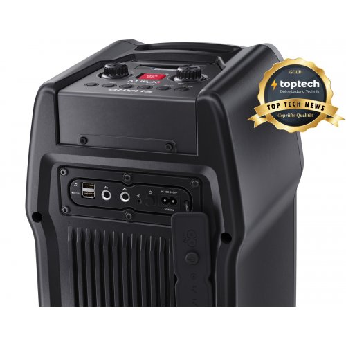 Портативна акустика Sharp PS-931 Black купити в Україні: Київ, Львів, Хмельницький, Тернопіль, Івано-Франківськ | Низька ціна, відгуки, характеристики від TELEMART фото